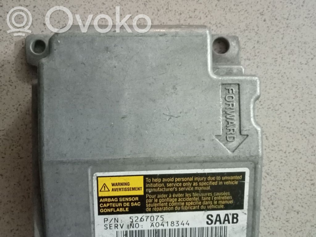 Saab 9-5 Airbag control unit/module 