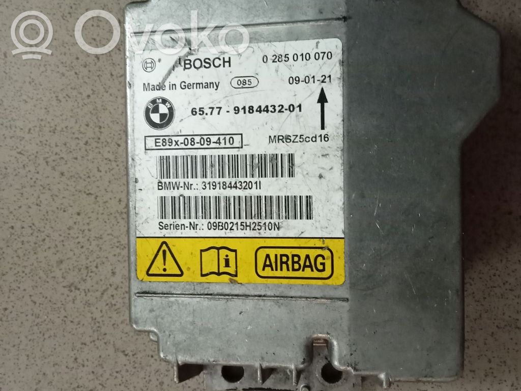 BMW 1 E81 E87 Airbag control unit/module 