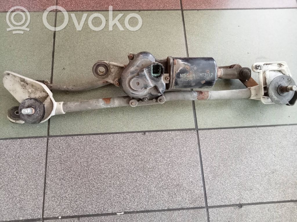 Nissan Micra Mechanizm i silniczek wycieraczek szyby przedniej / czołowej 