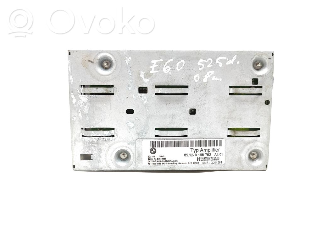 BMW 5 E60 E61 Garso stiprintuvas 