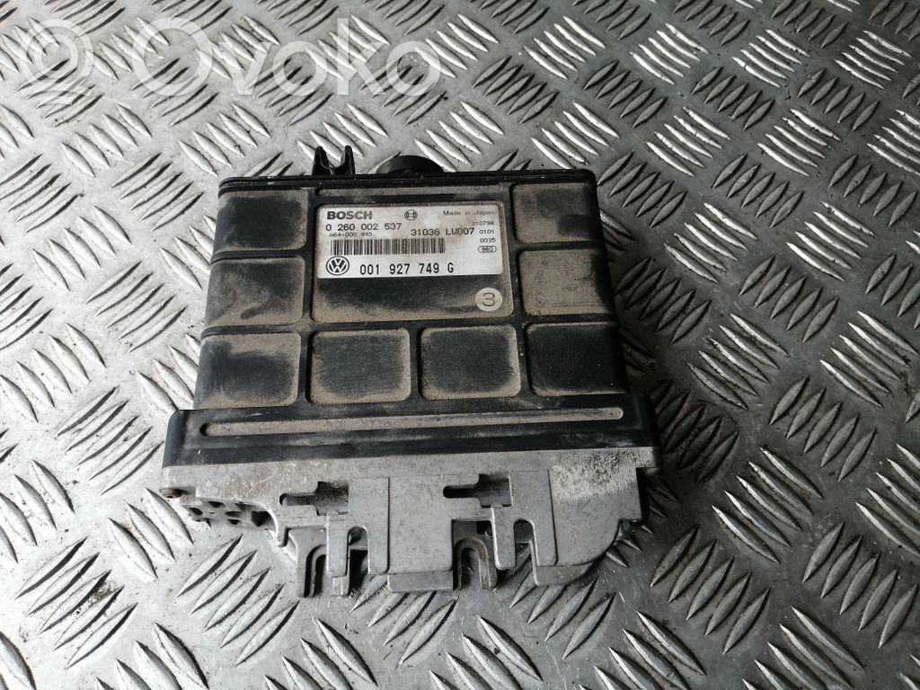 Engine control unit/module   001927749G,0260002537