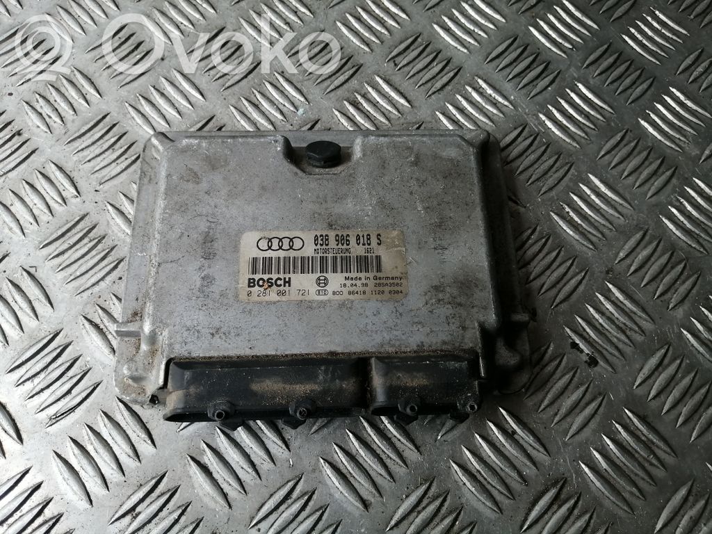 Engine control unit/module   038906018S,0281001721