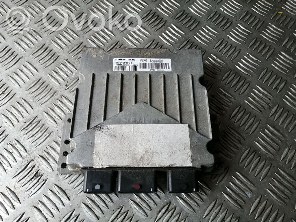 Engine control unit/module   9644302380,9644302380,5WS40030BT