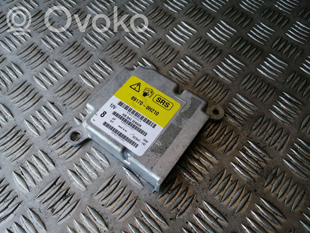 Toyota Aygo AB40 Airbag control unit/module 