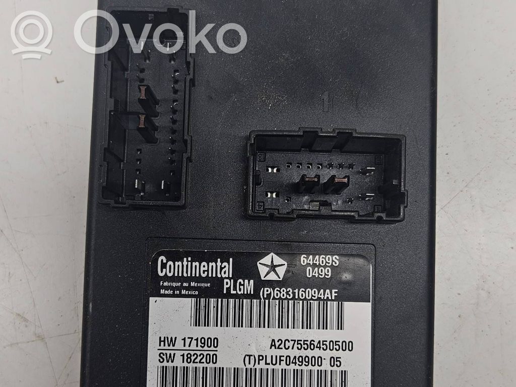 Tailgate/trunk control unit/module   68316094AF,PLUF049900,171900,182200,A2C7556450500