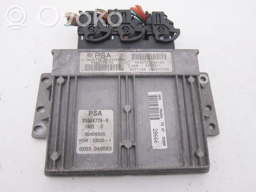 Citroen Xsara Picasso Engine control unit/module 