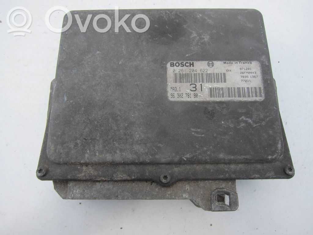 Peugeot 206 Engine control unit/module 
