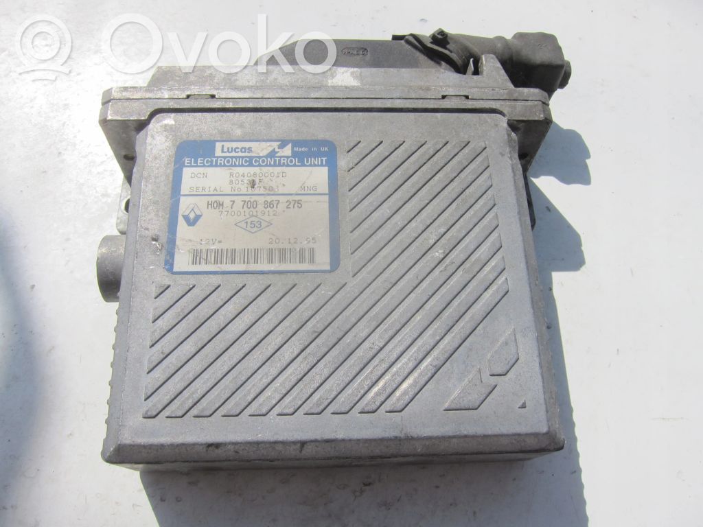 Engine control unit/module   7700101912,7700867275