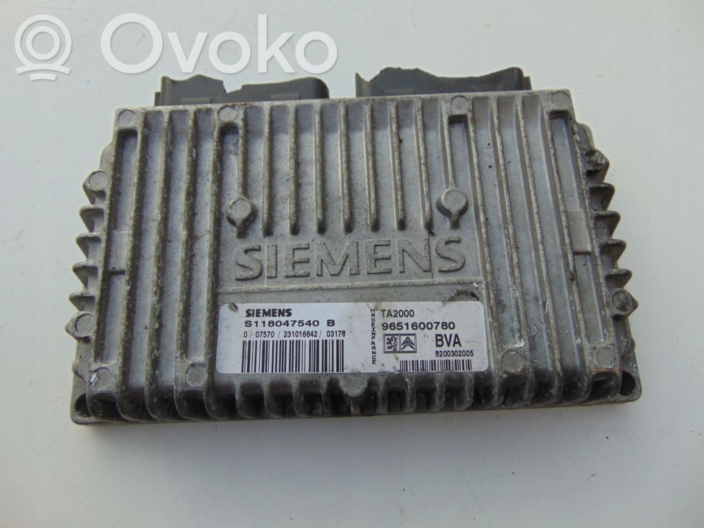Peugeot 807 Gearbox control unit/module 