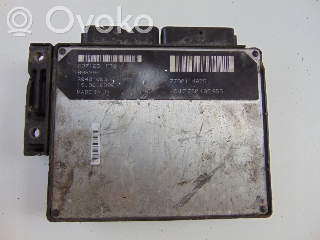 Engine control unit/module   7700105955