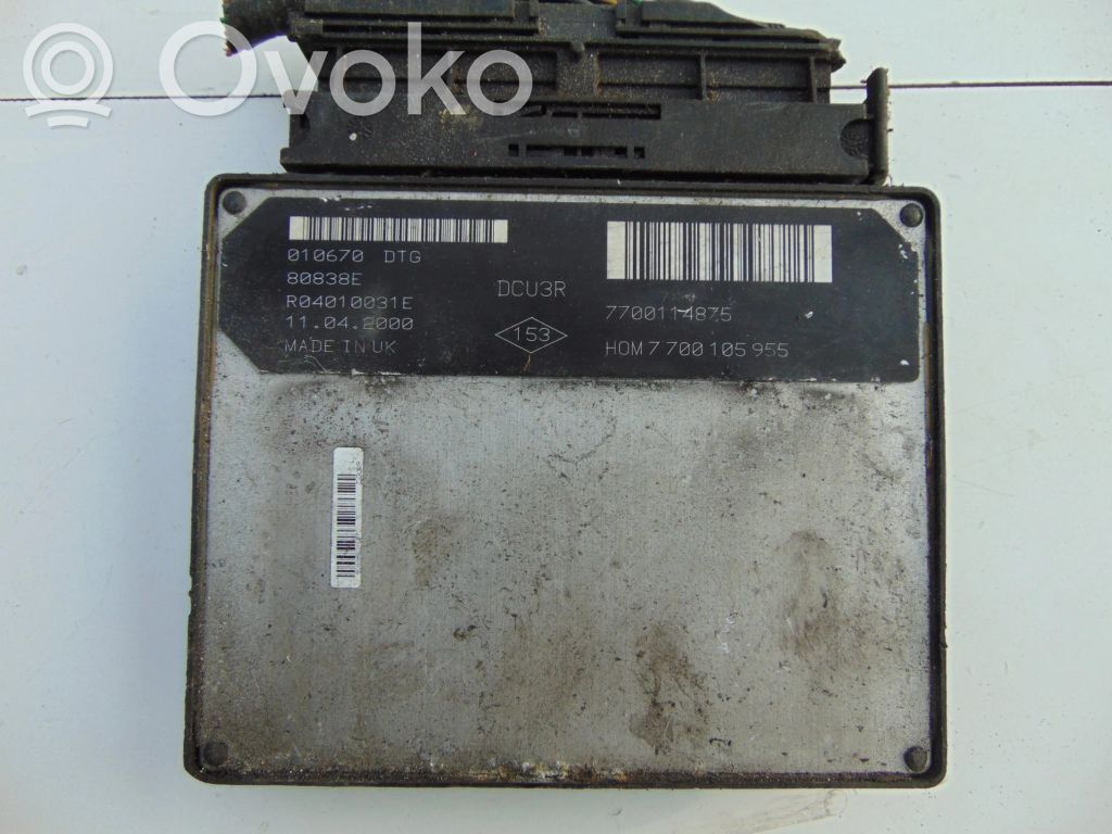 Renault Clio II Engine control unit/module 