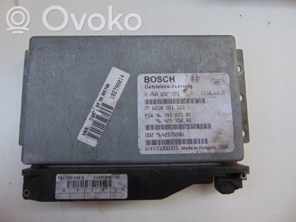 Peugeot 607 Sterownik / Moduł skrzyni biegów 