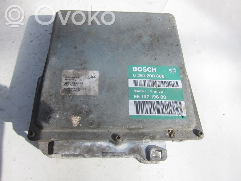 Engine control unit/module   9619719680,0261200666