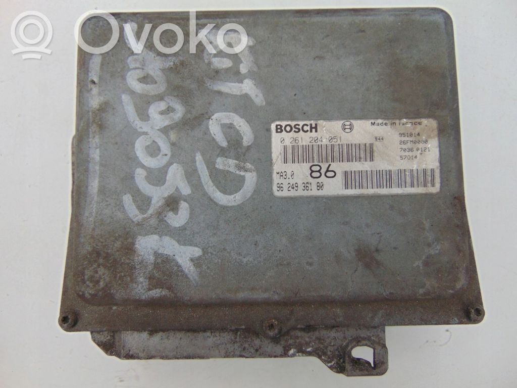 Peugeot 106 Engine control unit/module 