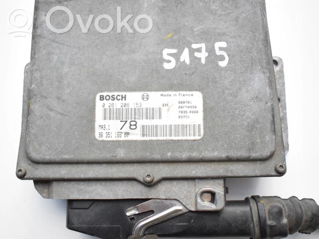Peugeot 106 Engine control unit/module 