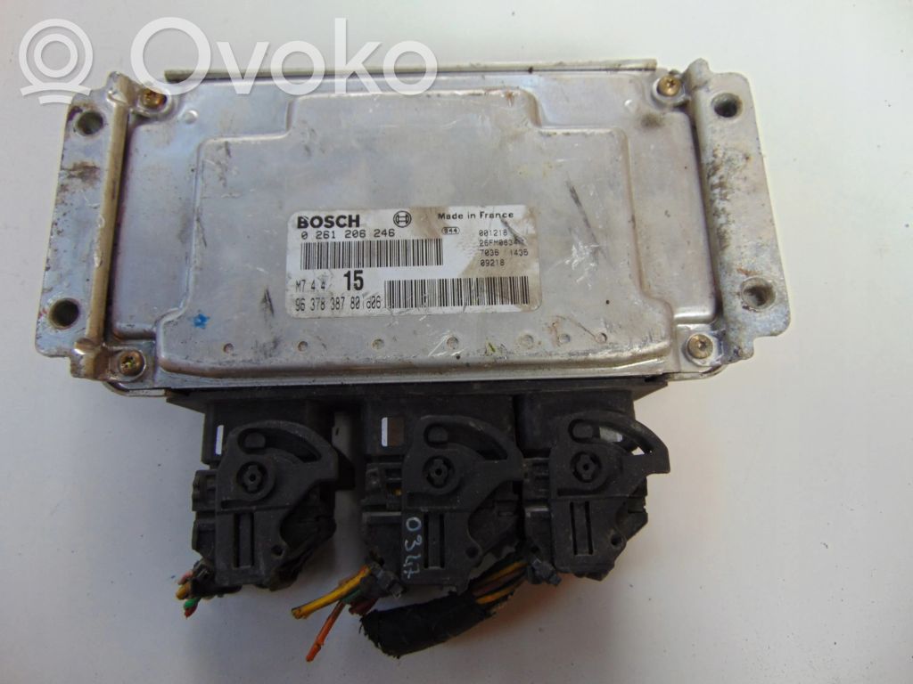 Engine control unit/module   9637838780,0261206246