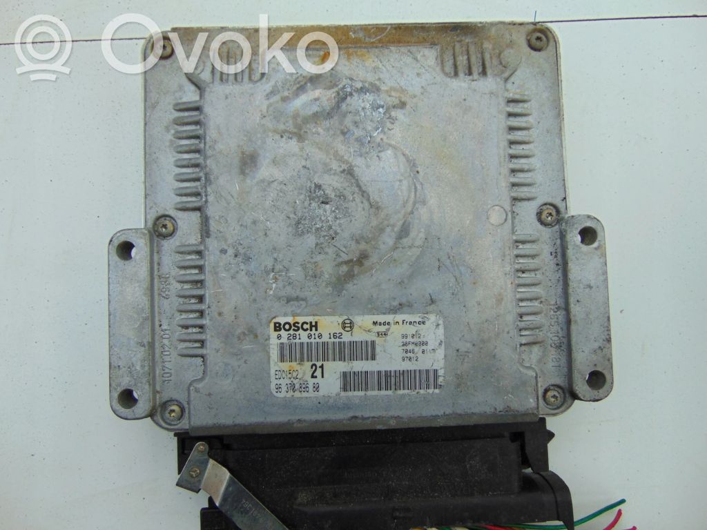 Engine control unit/module   9637089680,0281010162