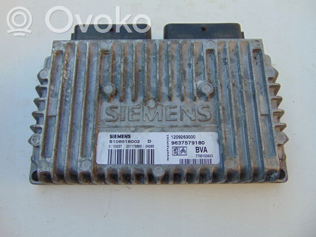 Peugeot 406 Engine control unit/module 