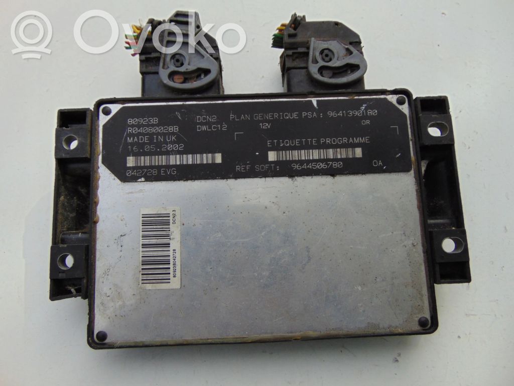 Engine control unit/module   9641390180,9644506780