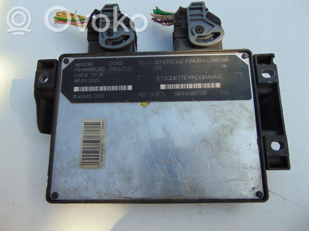 Peugeot Partner Engine control unit/module 