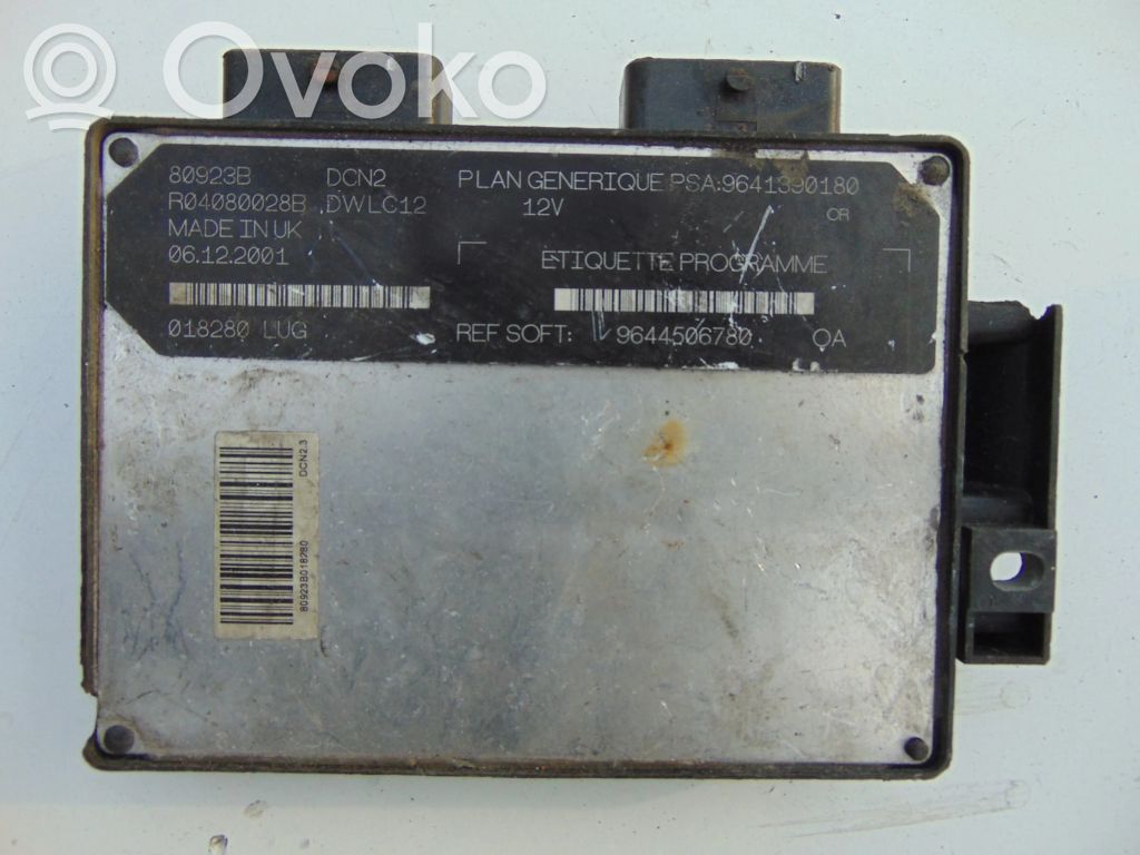 Peugeot Partner Engine control unit/module 