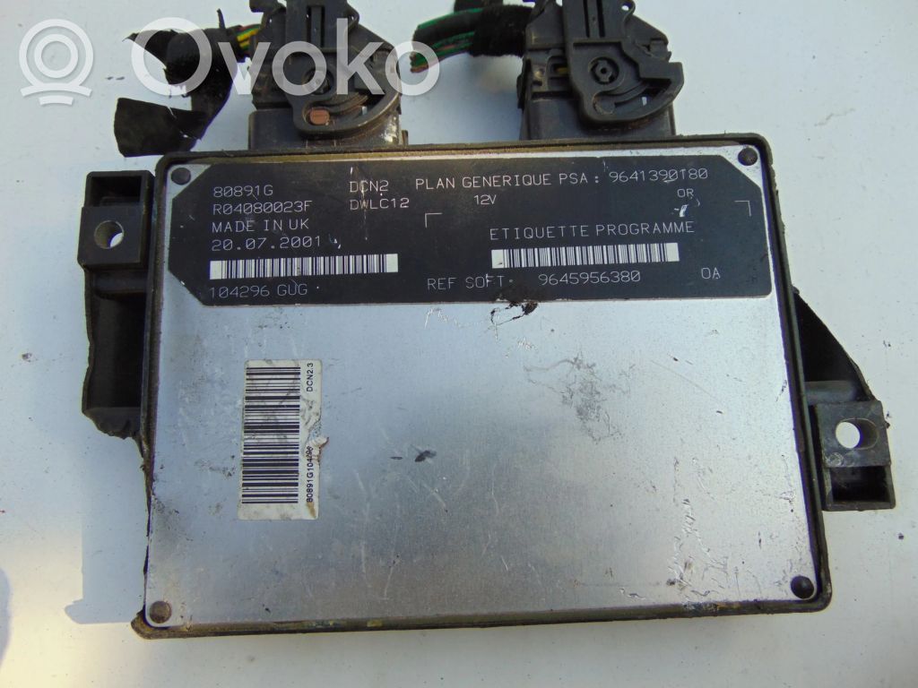 Peugeot Partner Engine control unit/module 
