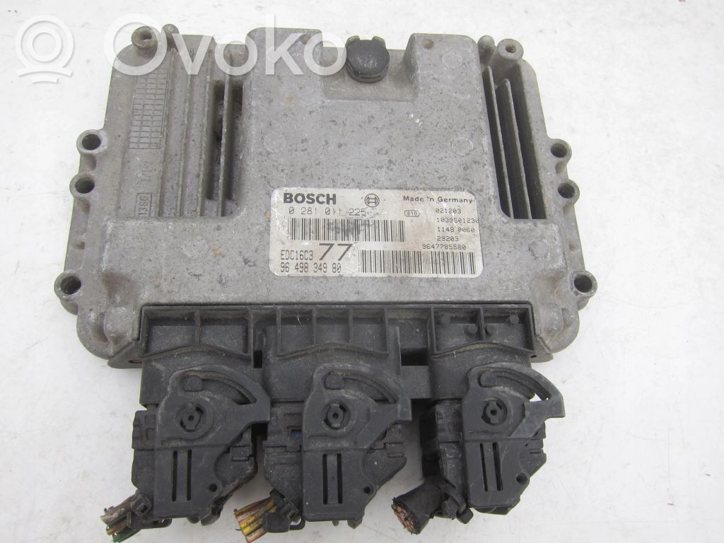 Peugeot 206 Engine control unit/module 
