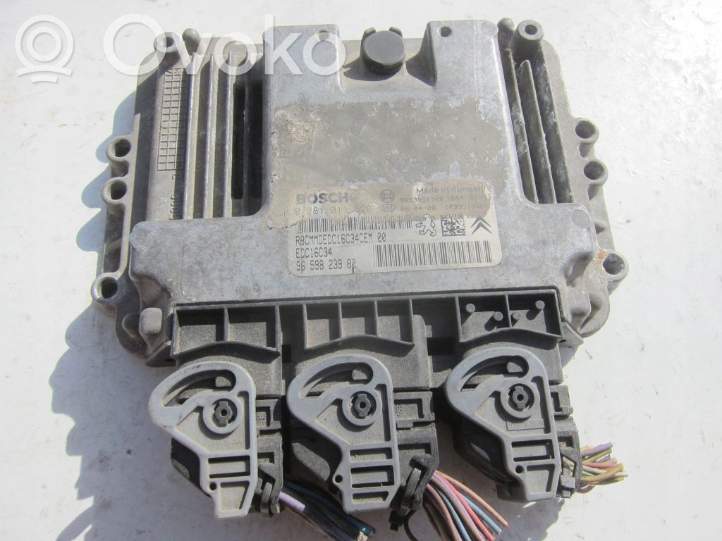 Peugeot 206 Engine control unit/module 