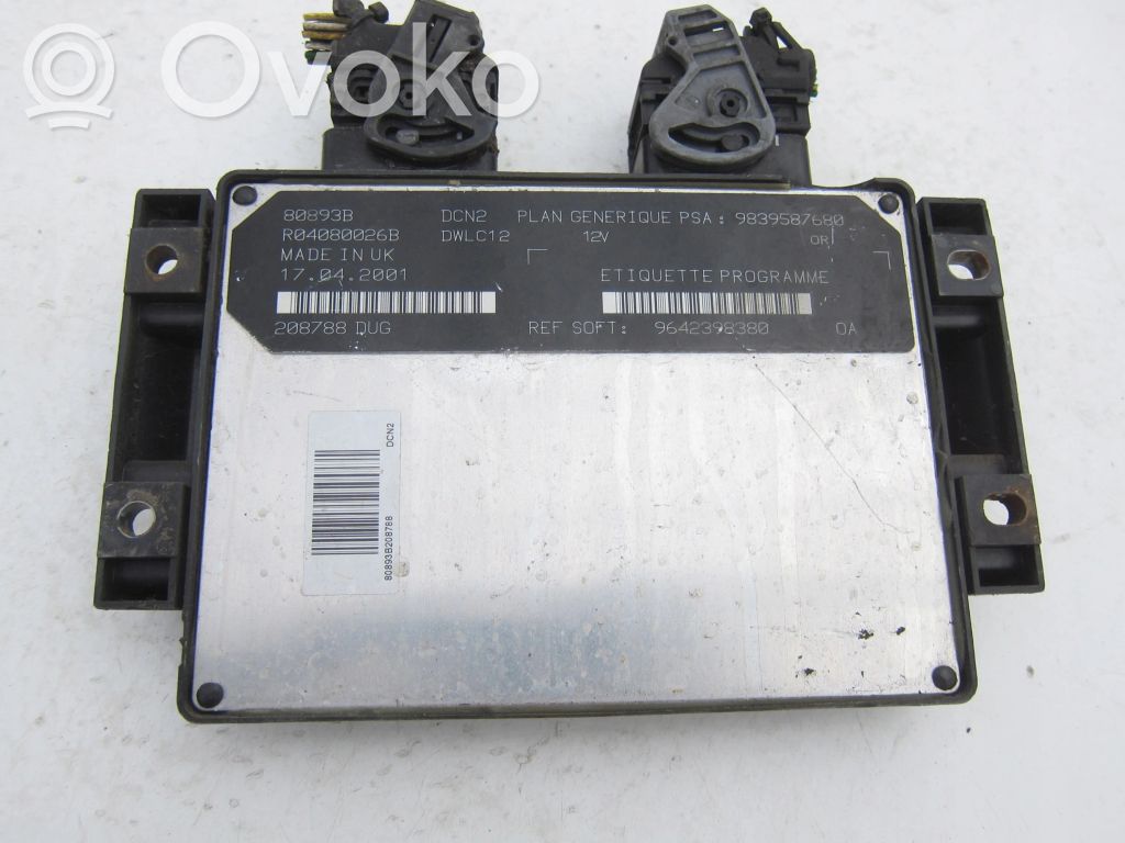 Engine control unit/module   9839587680,9642398380