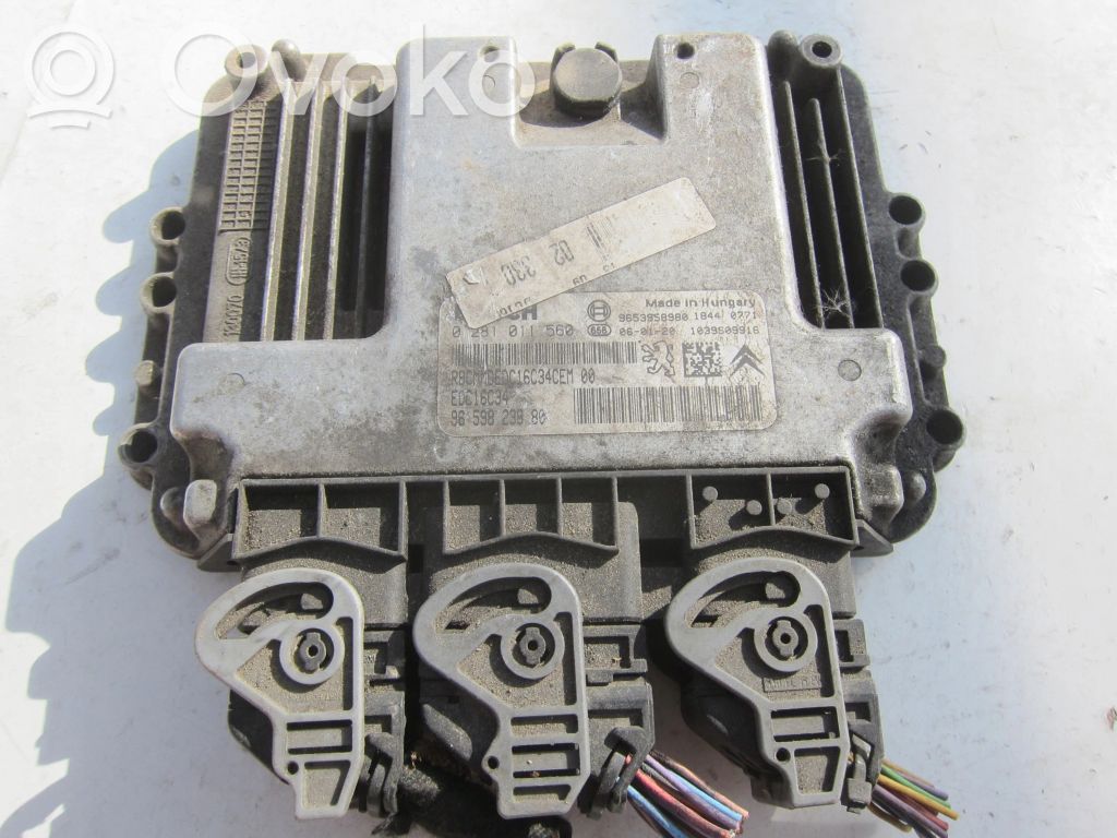 Peugeot 206 Engine control unit/module 