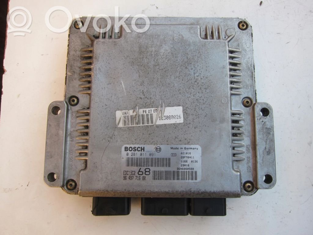 Citroen C5 Engine control unit/module 