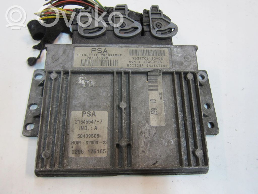 Peugeot 206 Engine control unit/module 