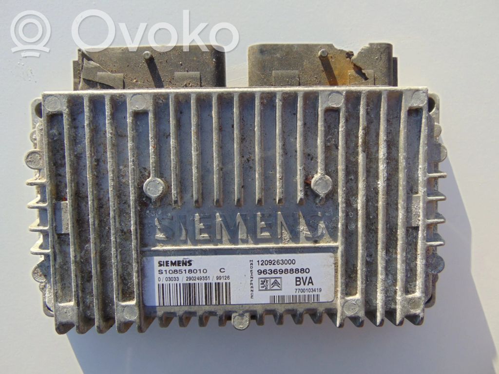 Peugeot 206 Gearbox control unit/module 