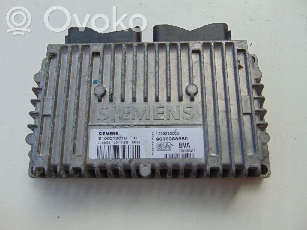 Peugeot 206 Gearbox control unit/module 