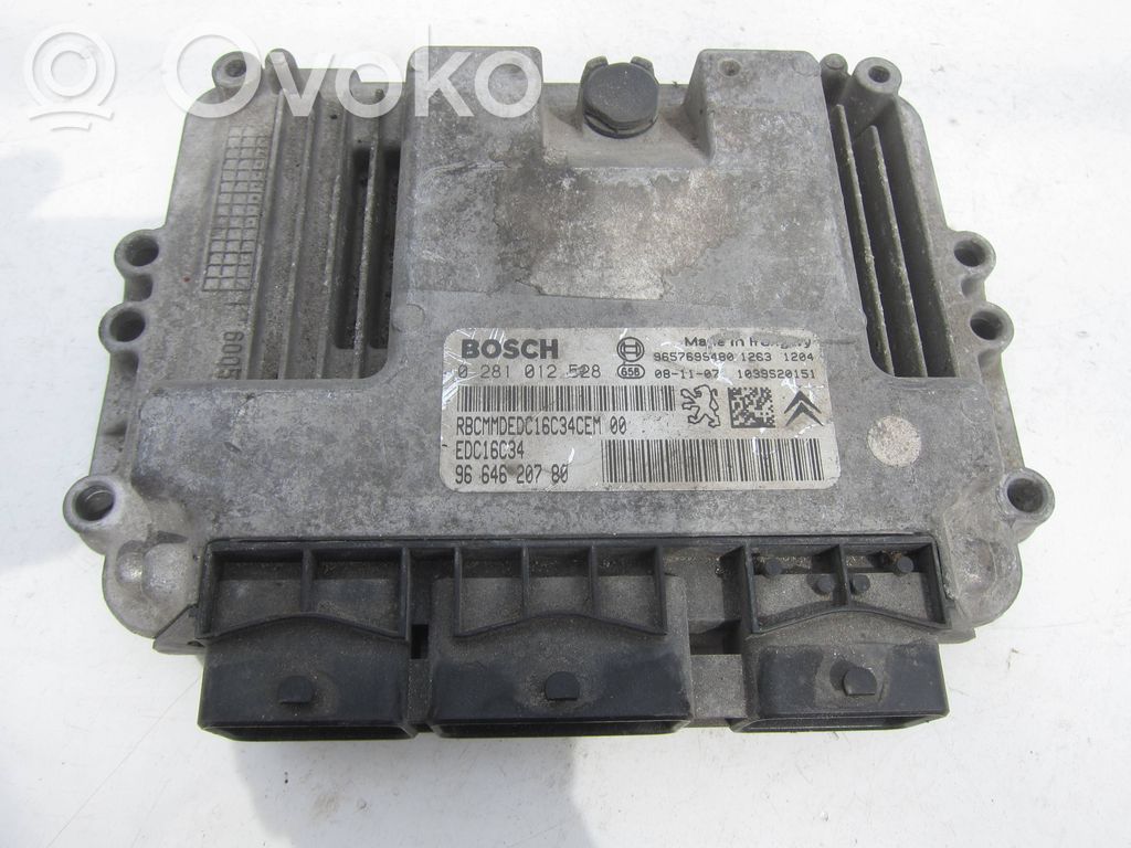 Peugeot 207 Engine control unit/module ECU 