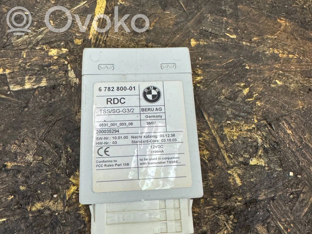 BMW X5 E70 Tire pressure control unit 