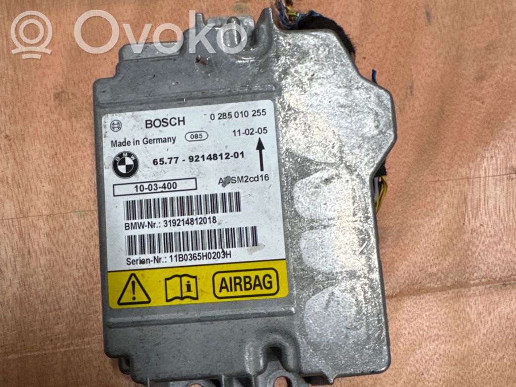 BMW 3 E92 E93 Airbag control unit/module 