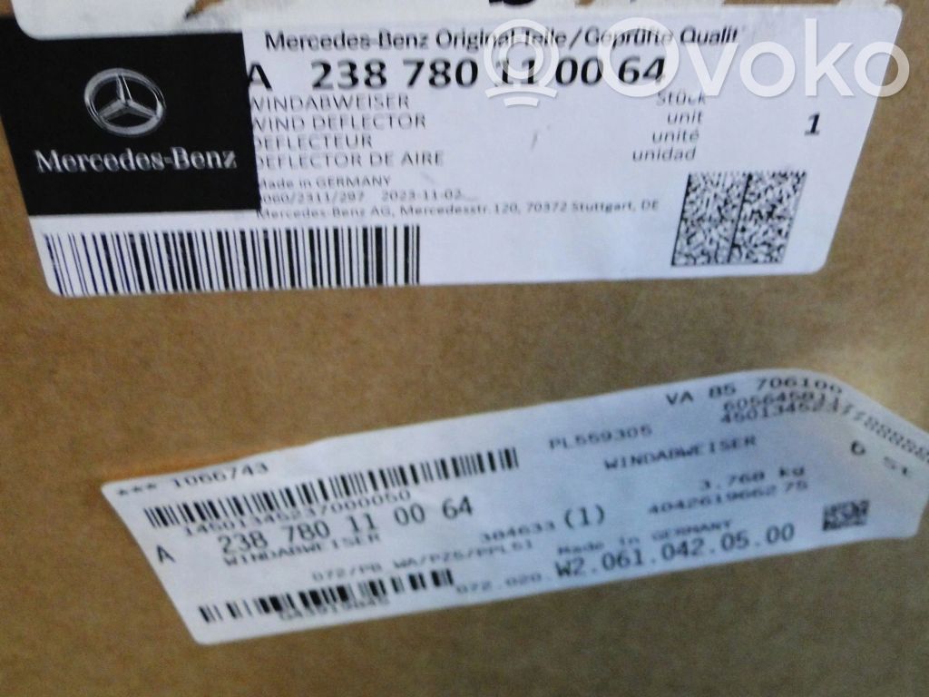 A238780110064 Mercedes-Benz E W238 Windabweiser, 199.78 € | RRR 