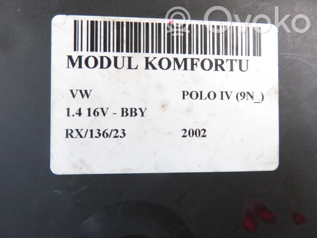 5WK48212C Volkswagen Polo IV 9N3 Central body control module