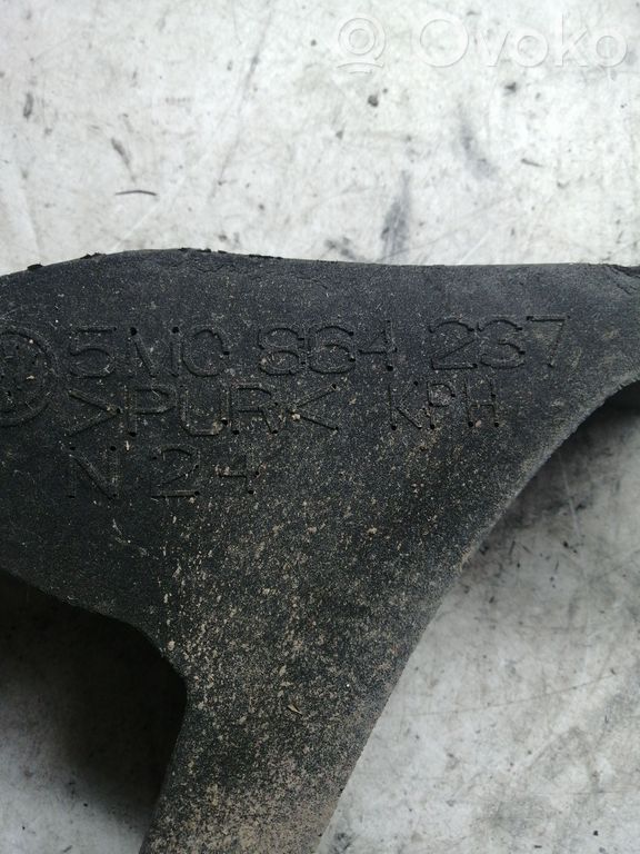5M0864237 Volkswagen Golf VI Dämpfung Schaumstoff Kotflügel, 5.50 