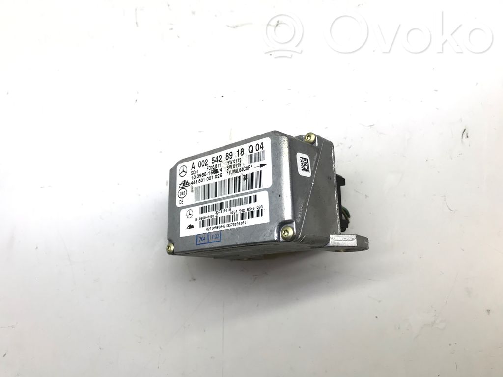 ESP (elektroniskās stabilitātes programmas) sensors (paātrinājuma sensors)
