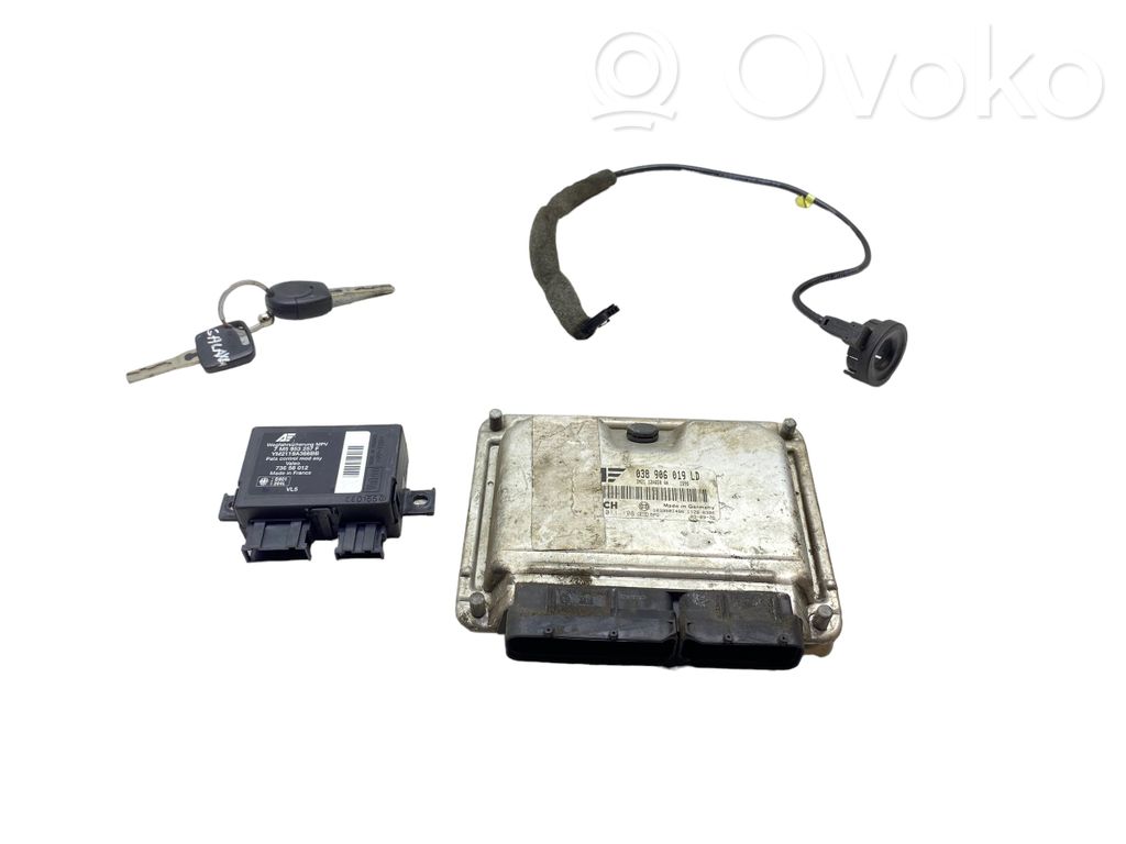 Aizdedzes ECU komplekts