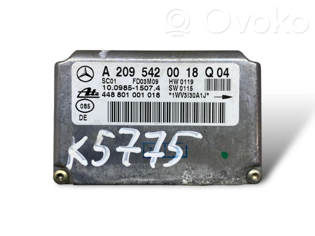 ESP (elektroniskās stabilitātes programmas) sensors (paātrinājuma sensors)
