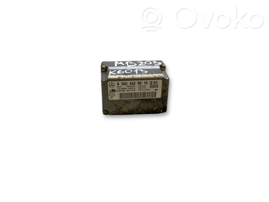 ESP (elektroniskās stabilitātes programmas) sensors (paātrinājuma sensors)