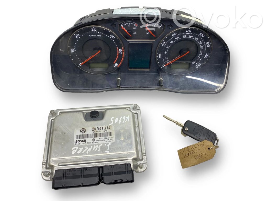 Aizdedzes ECU komplekts