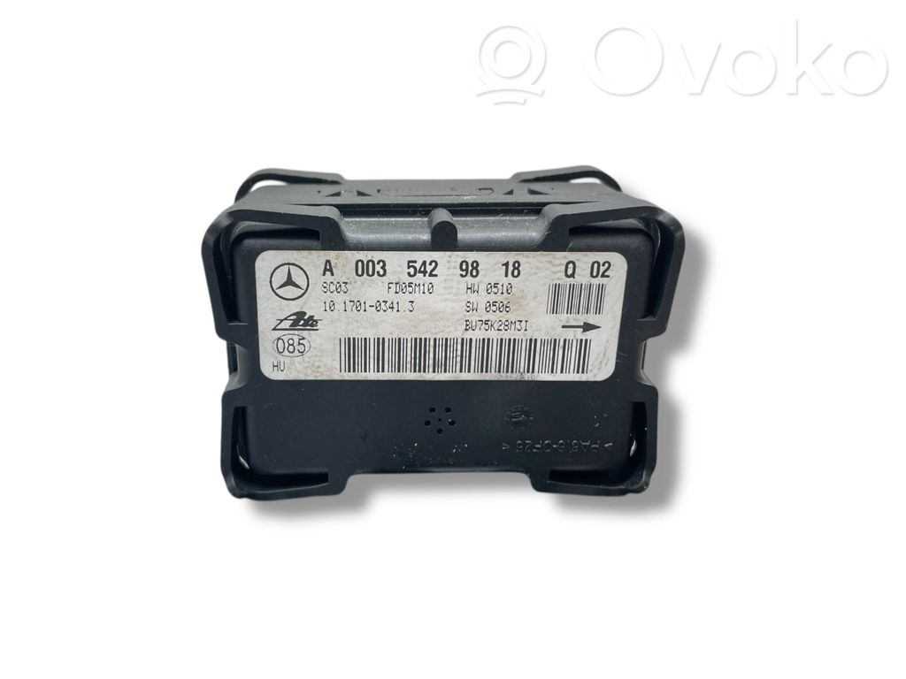 ESP (elektroniskās stabilitātes programmas) sensors (paātrinājuma sensors)