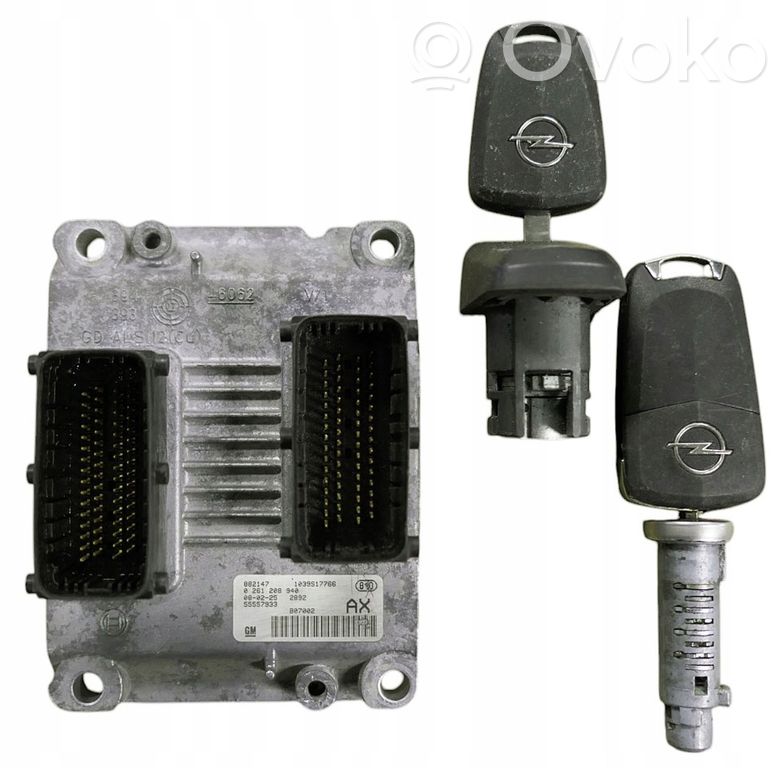 Calculateur Moteur ECU Pour Opel Corsa D Catch Me – 55557933 / 0261208940 / 6331057