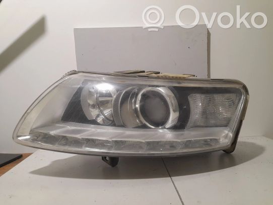 Audi A6 S6 C6 4F Priekinis žibintas 