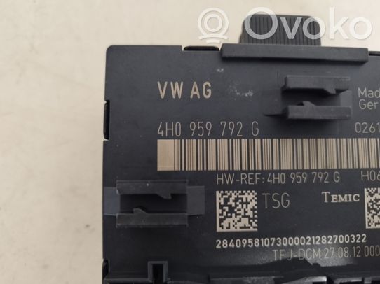 Audi A8 S8 D4 4H Unité de commande module de porte 