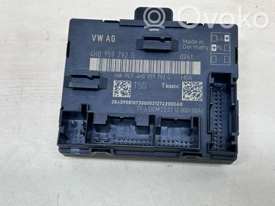 Audi A8 S8 D4 4H Unité de commande module de porte 
